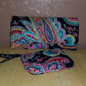 Vera Bradley Trifold Wallet & Coin Purse